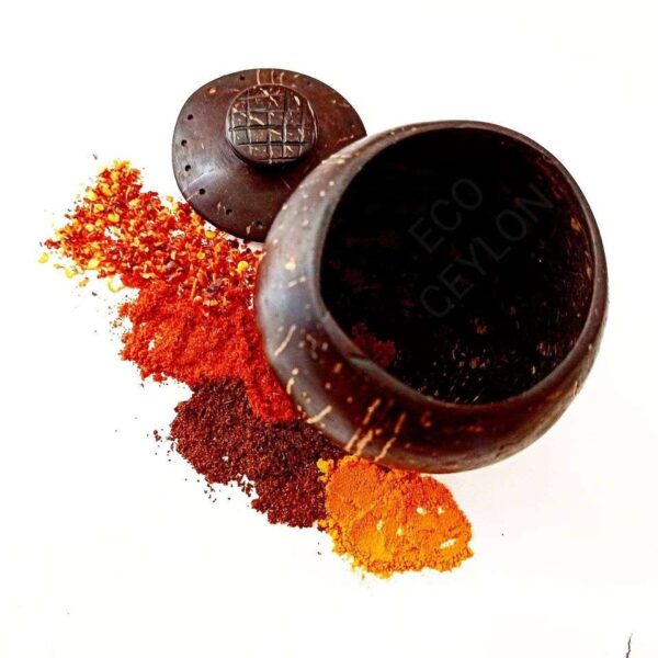 Coconut Shell Spice Bottle - Image 2