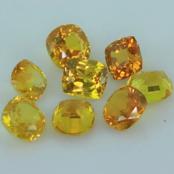 Radiant Yellow Sapphire Gemstones. - Image 2