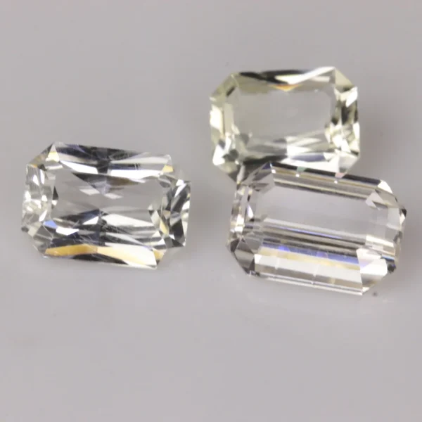 Brilliant White Sapphire Gemstones - Image 5