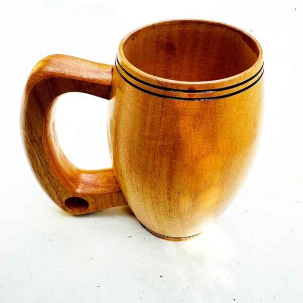 Wood Beer/Coffee Mug